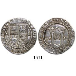 Mexico City, Mexico, 2 reales, Charles-Joanna, "Late Series," assayer L to right, mintmark M to left