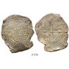 Image 1 : Mexico City, Mexico, cob 8 reales, Philip IV, assayer P (ca. 1650).
