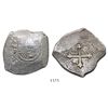 Image 1 : Mexico City, Mexico, cob 8 reales, Philip IV, assayer P (1650s-1660s).