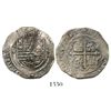 Image 1 : Mexico City, Mexico, cob 2 reales, Philip II, assayer O below mintmark oM to right.