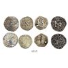 Image 1 : Lot of 4 Lima, Peru, cob 1/2R, Philip II, assayer Diego de la Torre, all different varieties.