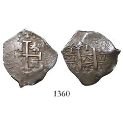 Lima, Peru, cob 1 real, 1715M.