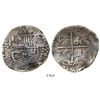 Image 1 : Potosi, Bolivia, cob 8 reales, Philip III, assayer R (curved leg).