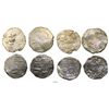 Image 1 : Lot of 4 Potosi, Bolivia, cob 8 reales, Philip III and IV, assayers T and P (where visible).
