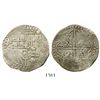 Image 1 : Potosi, Bolivia, cob 4 reales, Philip II, assayer B (3rd period).