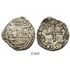 Image 1 : Potosi, Bolivia, cob 2 reales, Philip III, assayer Q.