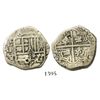 Image 1 : Potosi, Bolivia, cob 2 reales, Philip IV, assayer V (1646), rare.