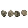 Image 1 : Lot of 2 Potosi, Bolivia, cob 1R of Philip IV, assayers T (ca. 1620) and E (1651-2).