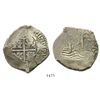 Image 1 : Potosi, Bolivia, cob 8 reales, 1664E.