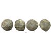 Image 1 : Lot of 2 Potosi, Bolivia, cob 8 reales of assayer E: 1659 and 1678.