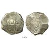 Image 1 : Potosi, Bolivia, cob 8 reales, 1697VR.