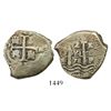 Image 1 : Potosi, Bolivia, cob 2 reales, 1678E.