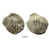 Image 1 : Potosi, Bolivia, cob 2 reales, 1680V.