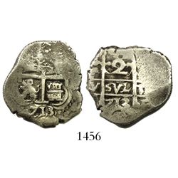 Potosi, Bolivia, cob 2 reales, 1713(Y).