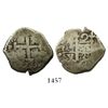 Image 1 : Potosi, Bolivia, cob 2 reales, 1723Y.