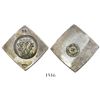 Image 1 : Pernambuco, Brazil (Dutch administration), klippe 40 stuivers, 1654, official restrike from 1954.