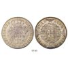 Image 1 : Brazil (Rio mint), 960 reis, Joao Prince Regent, 1818-R, struck over a Potosi, Bolivia, bust 8 reale