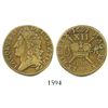 Image 1 : Ireland, brass "gunmoney" shilling, James II, 1689 (November).