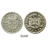 Image 1 : Mexico City, Mexico, pillar 1/2 real, Philip V, 1737MF.