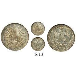 Mexico City, Mexico, cap-and-rays 1 real, 1826JM, encapsulated NGC MS 61.