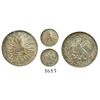 Image 1 : Mexico City, Mexico, cap-and-rays 1 real, 1826JM, encapsulated NGC MS 61.