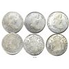 Image 1 : Lot of 3 Lima, Peru, bust 8 reales, Ferdinand VII, 1817JP, 1819JP and 1821JP.
