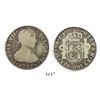 Image 1 : Lima, Peru, bust 2 reales, Ferdinand VII ("imaginary" bust), 1809JP, encapsulated PCGS VG08, rare.