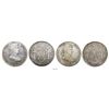 Image 1 : Lot of 2 Spanish colonial bust 8 reales of Ferdinand VII: Mexico 1819JJ, and Lima 1813JP.