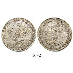 Potosi, Bolivia, 2R-sized silver medal, 1852, Belzu, ex-Derman.