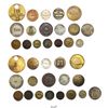 Image 1 : Large lot of 18 tokens from Cuba, various metals, 1800s to early 1900s, some rare.