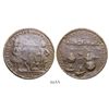 Image 1 : Great Britain, copper "Admiral Vernon" medal, Cartagena, 1741.