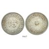 Image 1 : Mayaguez (Sucursal de Suau), Puerto Rico, aluminum 15-centavos transport token, 1900s, rare.