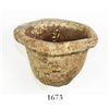 Image 1 : Small, lead, powder-measure (cup), very rare provenance.