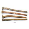 Image 1 : Lot of 4 bronze spikes (intact).