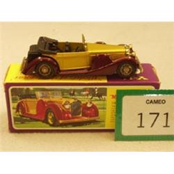 Boxed and mint Matchbox model of Yesteryear, 1938 Lagonda No. Y11, rare colourway £100 - 200...