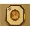 Image 1 : Miniature portrait of lady in ivory and rosewood frame, approx. 4" wide £80 - 120...