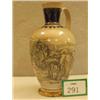 Image 1 : Doulton Lambeth Florence Barlow jug with incised horse decoration, 11" high, with slight under ch...