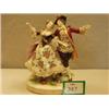 Image 1 : Early 20th century porcelain figures dancing, slight damage, bears Waldenburg Wallendorf mark £80...