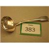 Image 1 : George III fiddle pattern ladle, silver hallmark for Dublin 1796 £80 - 120...