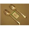 Image 1 : Pair of George III silver hallmarked berry spoons by H. Bateman, London 1768 £100 - 150...