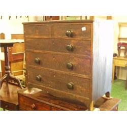 Small Regency mahogany chest of drawers in need of restoration, 32" wide £300 - 500...