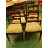 Image 1 : Set of six late Georgian mahogany dining chairs in the manner of Gillows £800 - 1200...