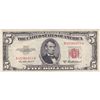 Image 1 : 1953 series $5 Red Seal Note, F-VF