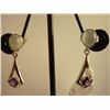 Image 1 : 22.75 CTW AMETHYST EARRING .925 STERLING SILVER