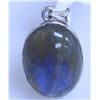 Image 1 : 24.25 CTW LABORITE PENDANT .925 STERLING SILVER