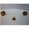 Image 1 : 17.00 CTW CITRINE EARRING .925 STERLING SILVER