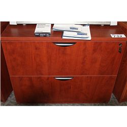 AUTUMN MAPLE 2 DRAWER LATERAL FILE CABINET