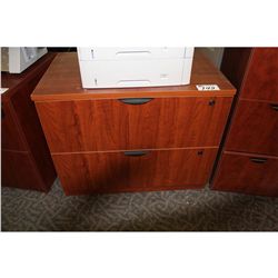 AUTUMN MAPLE 2 DRAWER LATERAL FILE CABINET (S2)