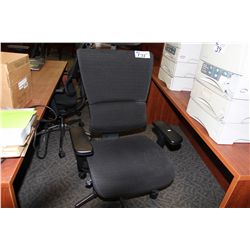 EURO BLACK HI BACK MESH TASK CHAIR