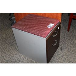 CUSHION TOP MOBILE BOX FILE 2 DRAWER PEDESTAL